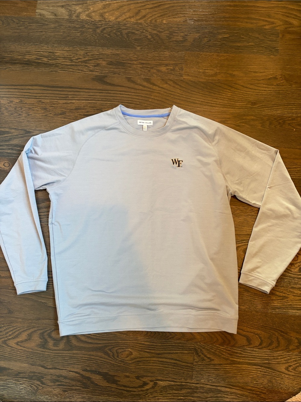 Peter Millar Wake Forest Crewneck Sweatshirt with WF Embroidery